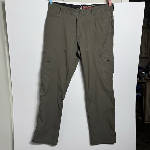 Wrangler ATG All Terrain Gear Cargo Pants 38x32 Gray Nylon Spandex - Picture 10 of 16